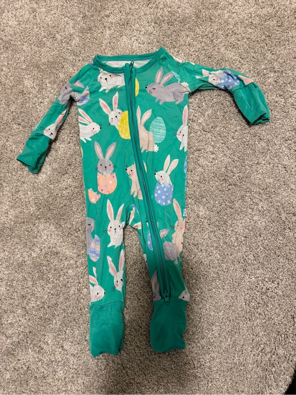 Little Sleepies Easter Bunny-Print Newborn